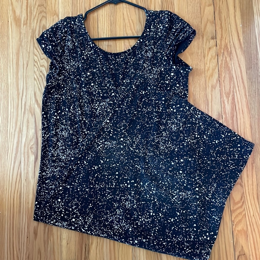 H&M bodycon dress - mid-calf length - scoop neck - Large